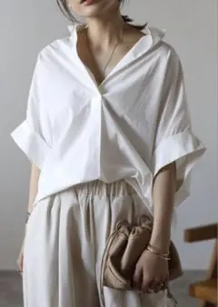 ボンジュールサガン♡半袖ブラウスのサムネイル
