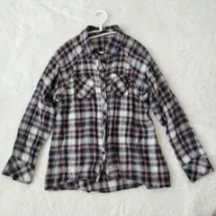 【最終価格】CECIL Mc BEE オーバーサイズチェック長袖シャツ 綿100