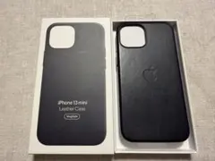iPhone13mini 純正レザーケース