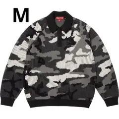 Supreme Small Box Polo Sweater Snow Camo