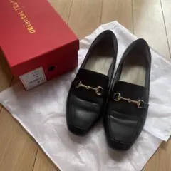 【美品】ORiental TRaffic 跳べるパンプス ローファー 黒 38