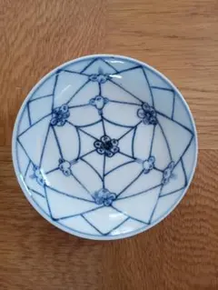古伊万里　小皿　梅氷裂紋　江戸時代