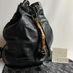 【希少】グッチ バンブー オールレザー リュックサック バックパック 本革のサムネイル