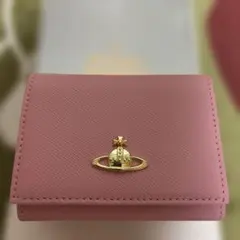 [新品未使用]Vivienne Westwood ピンク三つ折り財布
