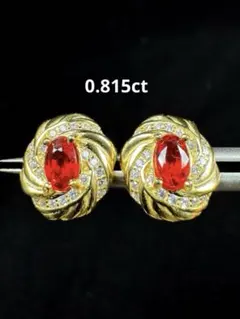 新作 サファイア合成宝石1.30ct 双色 ピアス S925 18KGP - メルカリ