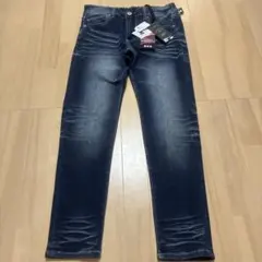 タグ付き　デニム インディゴ Mサイズ　新品のサムネイル