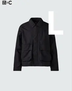 【新品未使用品】【完売】UNIQLO C コットンショートブルゾン ブラック L