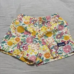 12M patagonia フルーツ柄 ショートパンツ