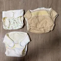 布おむつカバー 3枚セットコットン綿100% まとめ売り 保育園 洗い替えのサムネイル