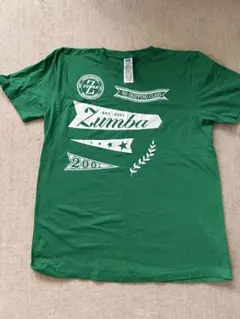 【正規品】ZUMBA Tシャツ グリーン ワンサイズ 3パックシリーズ 美品