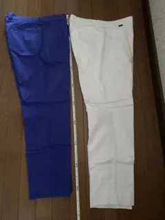 NIKE GOLF モダンフィットパンツ 34 青 白