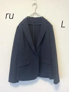 ru ネイビー テーラードジャケット Lのサムネイル