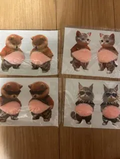 お腹シール　ぷにぷにシール　4シート