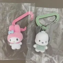 サンリオ カラフル カナビラマスコットチャーム マイメロ ポチャッコ ガチャ