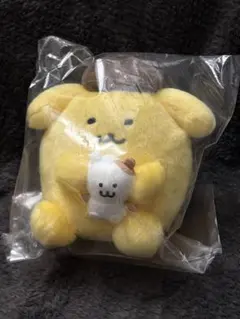 ナガノ×サンリオキャラクターズ ポムポムプリン ぬいぐるみマスコット