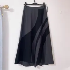 【新品未使用タグ付き】Aga スコットクラブパネルデザインヘムラインスカート М