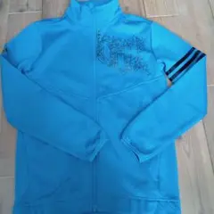 【美品】adidas アディダス ジャージ上下セット　150 メッシデザイン