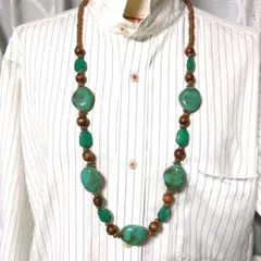 レディース　ターコイズネックレス　約90cm