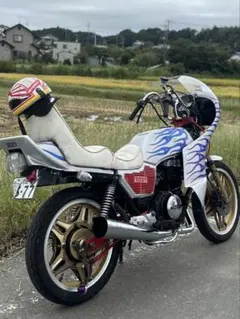 西山様専用CB400Tハス切りマフラー - メルカリ