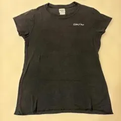 ★DKNY JEANS★ロゴ刺繍 半袖カットソー ブラックのサムネイル