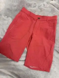【未使用】ミズノゴルフ ショートパンツ M レッド ハーフパンツ 赤 メンズ