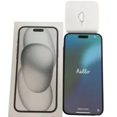 【美品】iPhone15 plus 128GB AppleCare付き