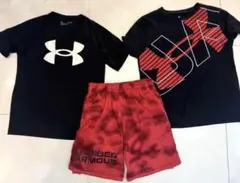Under Armour Tシャツ2枚＆ショートパンツ ３点セット YLG