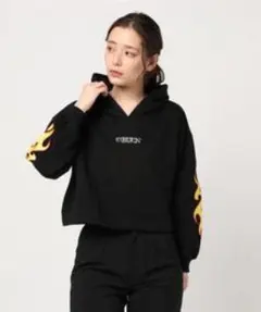 WEGO ファイヤーパターン 刺繍 パーカー