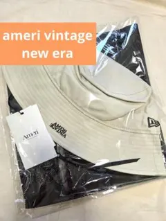 【未使用タグ付き】amerivintage newera バケットハットのサムネイル