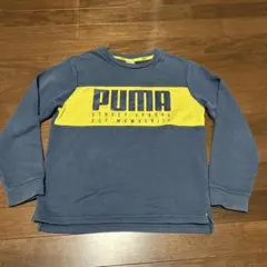 PUMAトレーナ/ ネイビーイエロー 150㎝