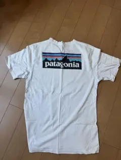 patagonia バックプリント Tシャツ ホワイト