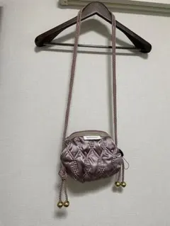 THEATRE PRODUCTS サテンキルティングショルダーバッグ