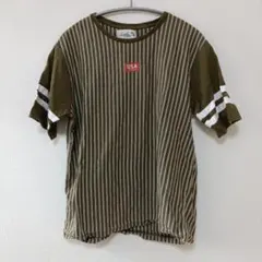 Arnold Palmer ストライプTシャツ カーキ サイズ3のサムネイル
