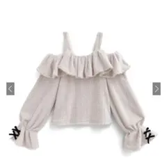 GRL オフショル ニット