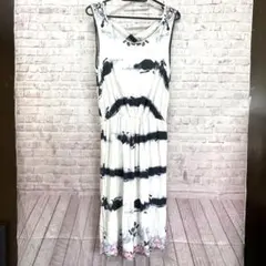 PF by PAOLA FRANI ノースリーブワンピース　プリント　S