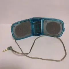 클리어 블루 접이식 휴대용 스피커