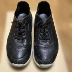 ANYO ソフトレザースニーカー　22.5cm 黒のサムネイル