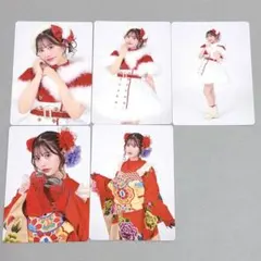 FRUITS ZIPPER 月足天音 振袖 クリスマス トレカ 5枚