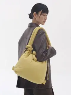 テテ着用OLEND Ona Soft Bag 2wayバッグ　ライムのサムネイル