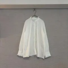✿IENA✿イエナ コットン フリル シャツ ブラウス ホワイト 日本製 リボンのサムネイル