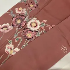 訪問着 正絹 作家物 かづ 素敵な花のデザイン 一つ紋 T-652