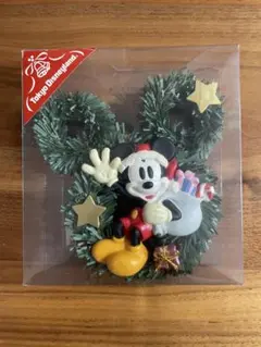 ディズニーランド ミッキー クリスマスリース　レトロ