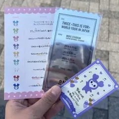 TWICE サブリー ラブリーカード サナ 国立競技場 FC限定　会場限定