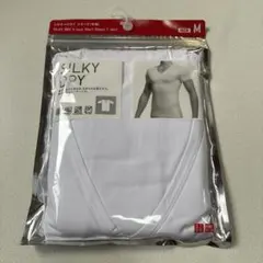 ユニクロ SILKY DRY Vネック半袖Tシャツ M