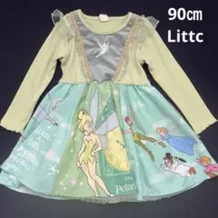 littc ティンカーベル　ワンピース　ディズニー　リトシー　長袖　しまむら
