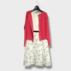 春物《洗える》三陽商会 AMACA＊ドルマン ガーター編カーディガン