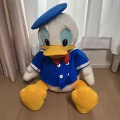 昭和レトロ 東京ディズニーランド ドナルドダック 特大ぬいぐるみ　タグ付き