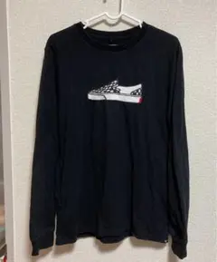 O.K. スニーカーデザイン　刺繍カットソー　両サイドポケット付き