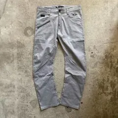 16SS Oakley 立体裁断 スカル刺繍 カーゴパンツ グレーのサムネイル
