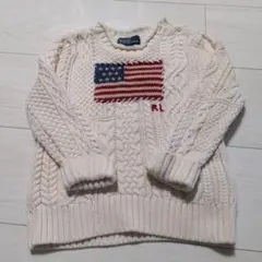 Polo by Ralph Lauren アメリカ国旗セーター 90